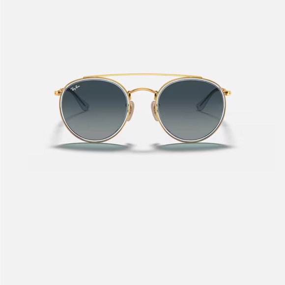 Round Double Bridge Raybans - Picture 2 of 5